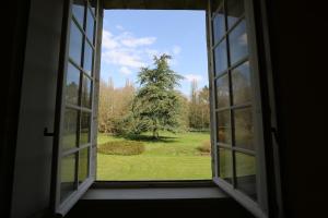 Zahrada ubytování Chambre jaune MANOIR DE LA VOVE Perche