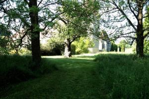 Zahrada ubytování Chambre jaune MANOIR DE LA VOVE Perche