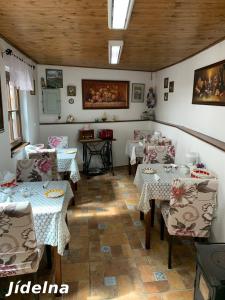 Posezení v ubytování Pension Krasne Udoli