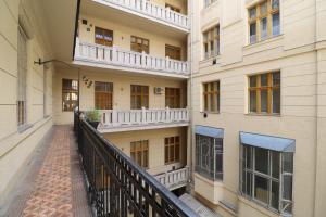 A balcony or terrace at Broadway Downtown Deluxe Budapest