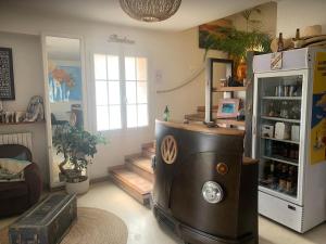 Köök või kööginurk majutusasutuses Bastide du Bonheur Saint Donat