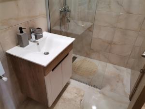 Koupelna v ubytování Apartman Blagojevic Hill