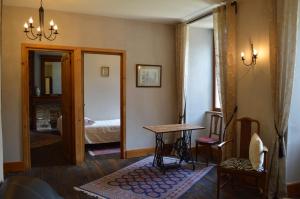 Postel nebo postele na pokoji v ubytování DUC MANOIR Chambres d'hôtes