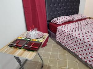 Postelja oz. postelje v sobi nastanitve Wilkan Hotel