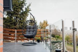 A seating area at Bagoly Wellness Apartman 2