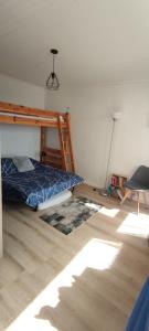 Postel nebo postele na pokoji v ubytování Appartement 2 chambres avec vue au pied des pistes