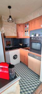 Kuchyň nebo kuchyňský kout v ubytování Appartement 2 chambres avec vue au pied des pistes