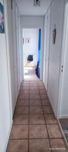 Postel nebo postele na pokoji v ubytování Appartement 2 chambres avec vue au pied des pistes