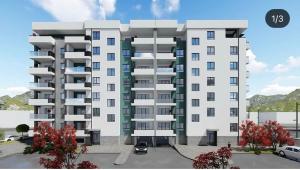 a rendering of a large white apartment building at Apartman Barocco in Trebinje