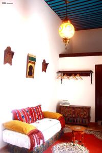 A seating area at Riad Khmisa