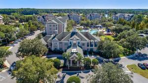 an aerial view of a large house with a pool at Hilton Vacation Club St Augustine in Saint Augustine