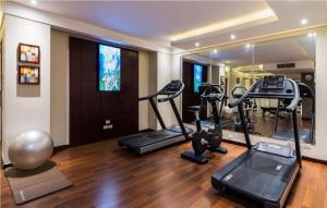 Fitness centrum a/nebo fitness zařízení v ubytování Boudl Gardenia Resort