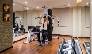 Fitness centrum a/nebo fitness zařízení v ubytování Boudl Gardenia Resort