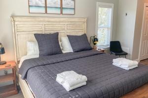 Ein Bett oder Betten in einem Zimmer der Unterkunft BlueDream