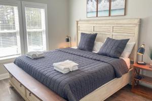 Ein Bett oder Betten in einem Zimmer der Unterkunft BlueDream