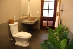 een badkamer met een toilet en een wastafel bij The Muse House in Hội An