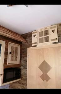 Kuchyň nebo kuchyňský kout v ubytování Appartement Gassner