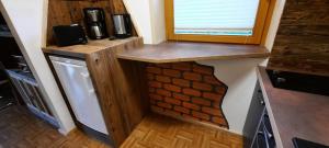 Kuchyň nebo kuchyňský kout v ubytování Appartement Gassner