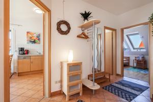 Kuchyň nebo kuchyňský kout v ubytování Ferienwohnung Nr 5 am Weststrand - 4 Sterne DTV