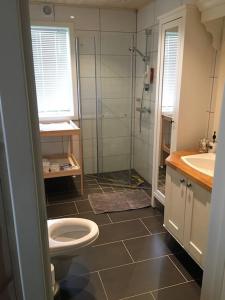 Kúpeľňa v ubytovaní Holiday cottage with 4 bedroom on 145m² in Sogndal