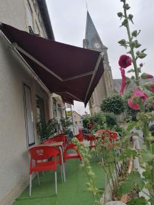 Zahrada ubytování Logis Hôtel & Restaurant du Chemin des Dames
