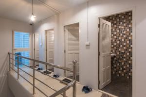 Koupelna v ubytování Sida Hostel