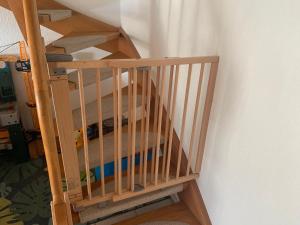 Ein Etagenbett oder Etagenbetten in einem Zimmer der Unterkunft 50059 Ferienhaus