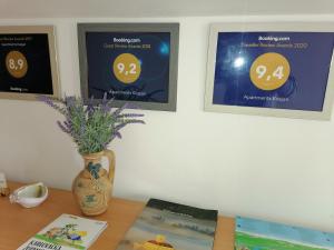 Certifikát, ocenenie alebo iný dokument vystavený v ubytovaní Apartments Kozjan