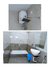 A bathroom at Hotel R Inn Yercaud