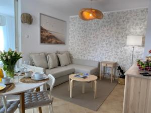 Posedenie v ubytovaní Apartament Przy Plaży BOHO Świnoujście