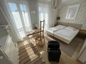 Posteľ alebo postele v izbe v ubytovaní Apartament Przy Plaży BOHO Świnoujście