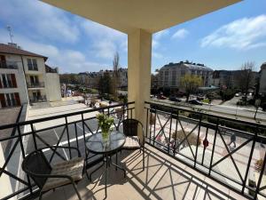 Balkón alebo terasa v ubytovaní Apartament Przy Plaży BOHO Świnoujście