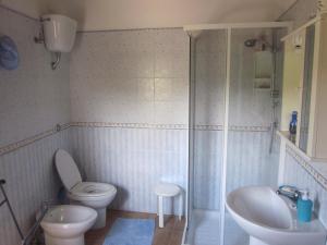 Koupelna v ubytování B&B Vaiana