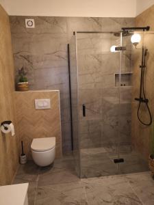 Koupelna v ubytování LOVRO Luxury apartment with Jacuzzi and terrace sea view