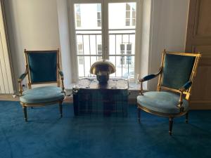 Posezení v ubytování L'Orangerie