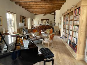 Knihovna v bed and breakfast