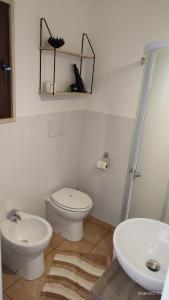 Koupelna v ubytování B & B Pietra Vecchia
