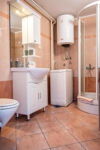 A bathroom at Apartments Krašna