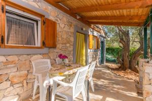 Patio alebo iná vonkajšia časť ubytovania House Magdalena