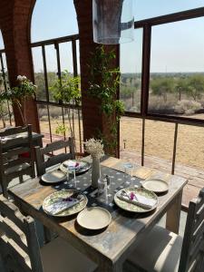 Balkón nebo terasa v ubytování Kaner Retreat - India's First Desert Botanical Resort
