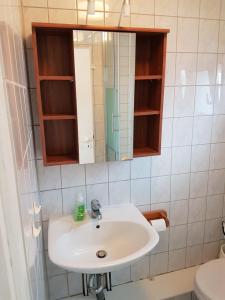 Koupelna v ubytování Ferienhaus FH5 "Haus Svenja"