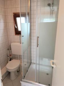 Koupelna v ubytování Ferienhaus FH5 "Haus Svenja"