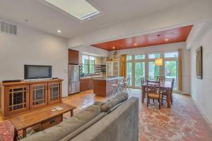 a large living room with a couch and a table at Cypress House & Studio, Walk to Healdsburg Plaza home in Healdsburg