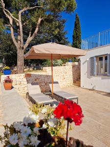 A patio or other outdoor area at Villa Anna holiday house