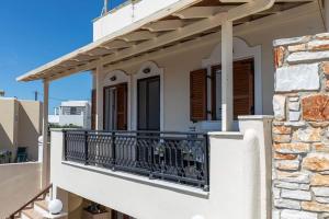 A balcony or terrace at Stamatina House