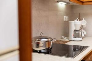 A kitchen or kitchenette at Stamatina House