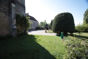 Zahrada ubytování Chambre jaune MANOIR DE LA VOVE Perche