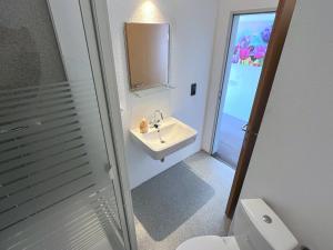 Koupelna v ubytování Apartment in Gelsenkirchen