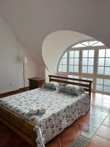 Säng eller sängar i ett rum på Villa Casa Vega Fuengirola