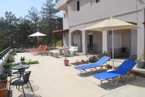 Balkón nebo terasa v ubytování Bali House